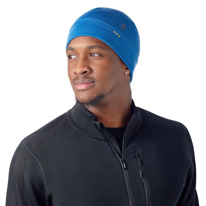 Thermal Merino Reversible Cuffed Beanie (N74 - Nival Blue Heather)