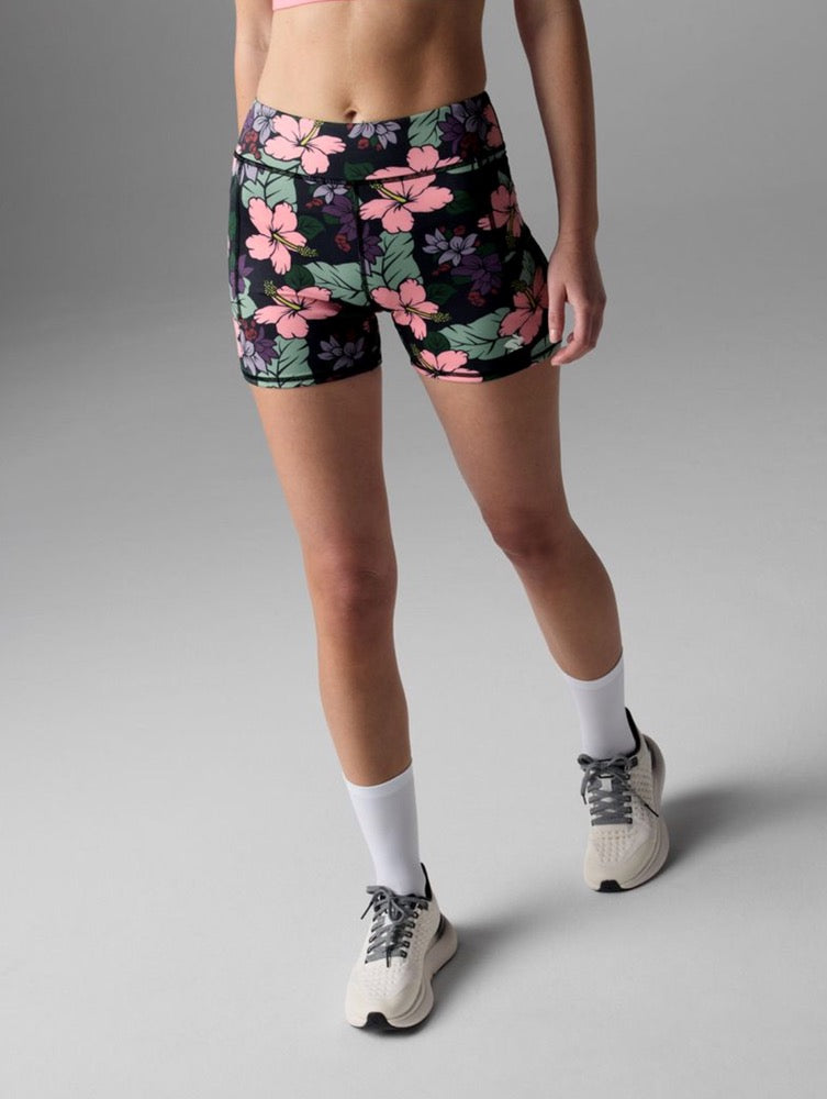 Women's Speed Leggy 4" Short (962 - Hibiscus Floral)