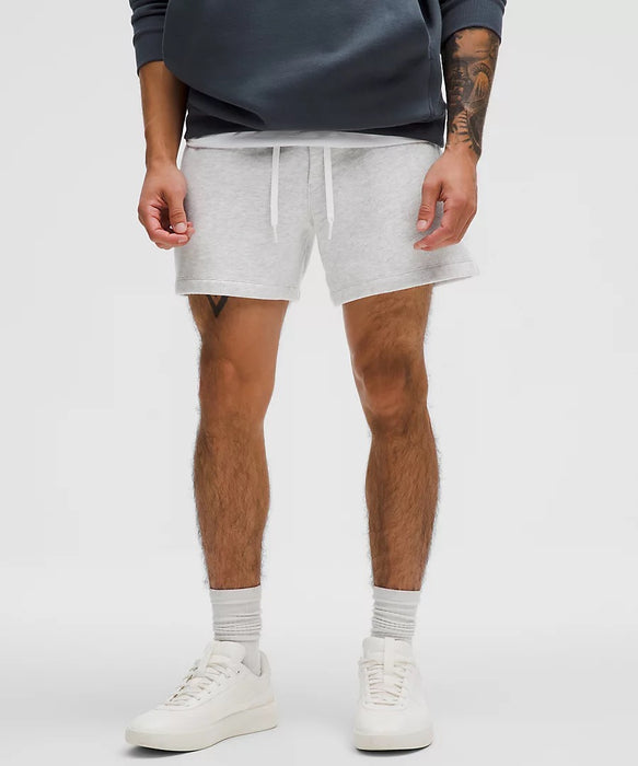 Men's Steady State Classic-Fit Short 5" (Heathered Core Ultra Light Grey)