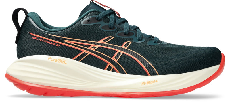 Men's GEL-Cumulus 27 (301 - Saxon Green/Coral Reef)