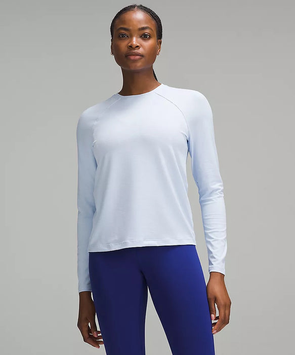Women's License to Train Classic-Fit Long-Sleeve Shirt (Heather Windmill)