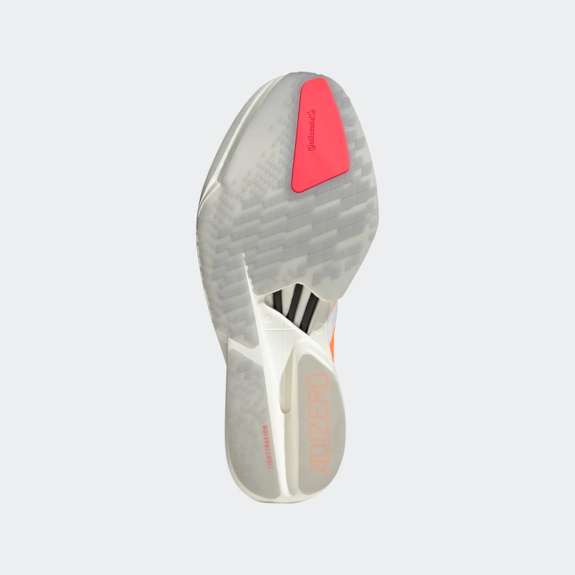 Men's Adizero Adios Pro 4 (Cloud White/Lucid Orange/Lucid Red