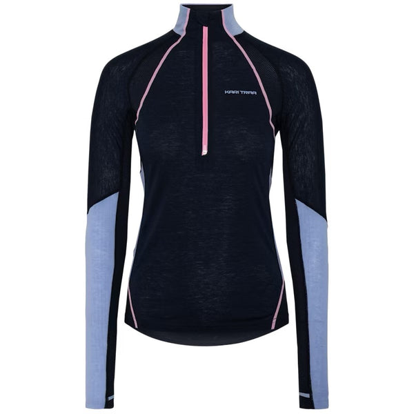 Women's Alma Half Zip (Dark Navy Blue) — TC Running Co