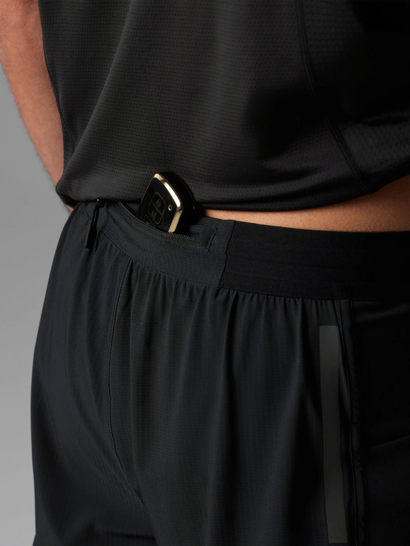 Men's Pacer Hybrid Shorts 5" (Black)