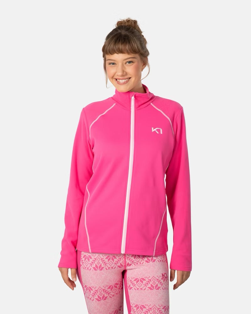 Women's Kari Full Zip Fleece (SPink)