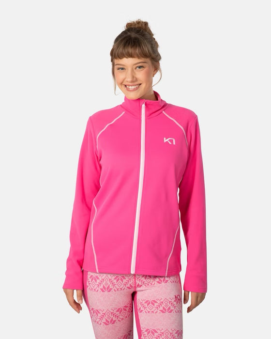 Women's Kari Full Zip Fleece (SPink)