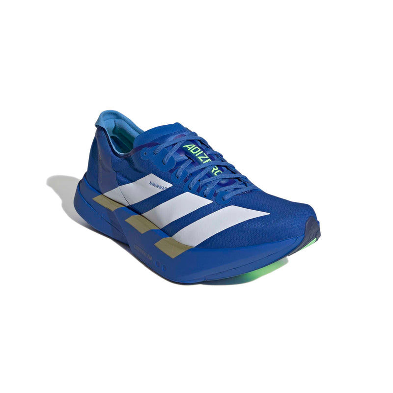 Men’s Adizero Adios Pro 4 (Blue/Cloud White/Lime Burst)
