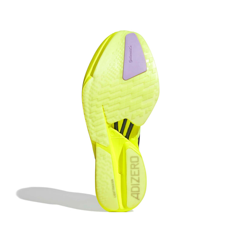 Men’s Adizero Adios Pro 4 (Solar Yellow/Aurora Plum/Powder Plum)