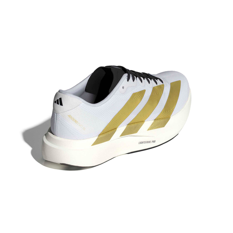Men's Adizero EVO SL Woven (Cloud White/Matte Gold/Core Black)