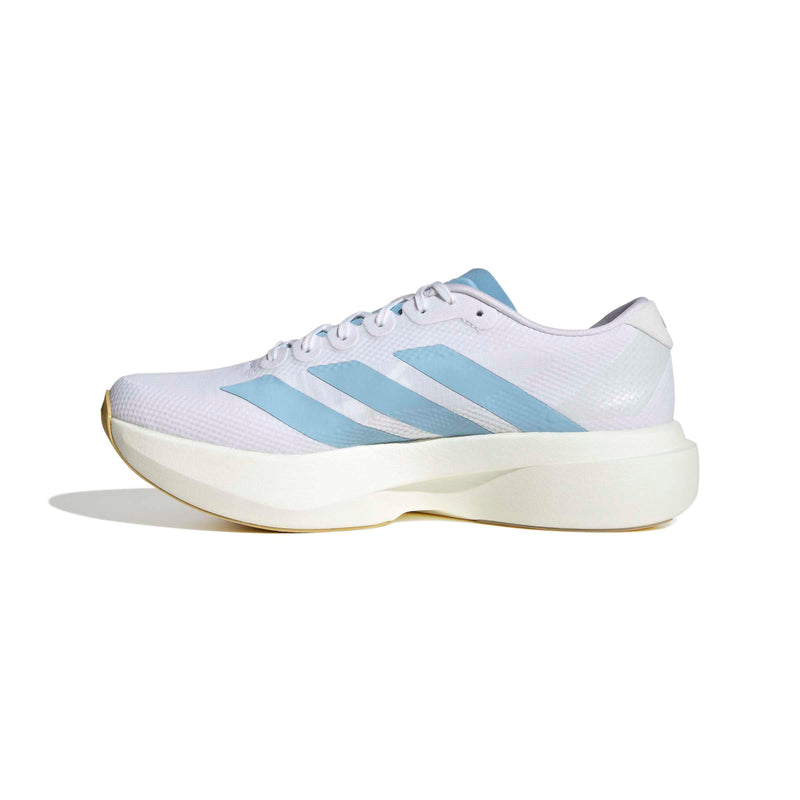 Men's Adizero EVO SL Woven (Cloud White/Clear Blue/Matte Gold)