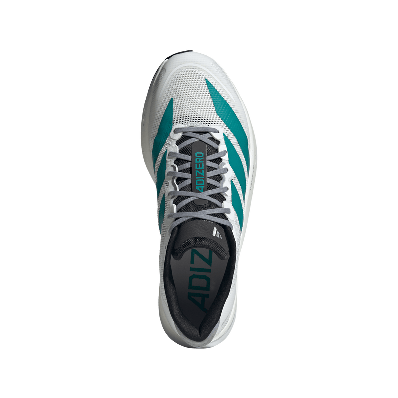 Men’s Adizero Boston 13 (Cloud White/Pure Teal/Grey)
