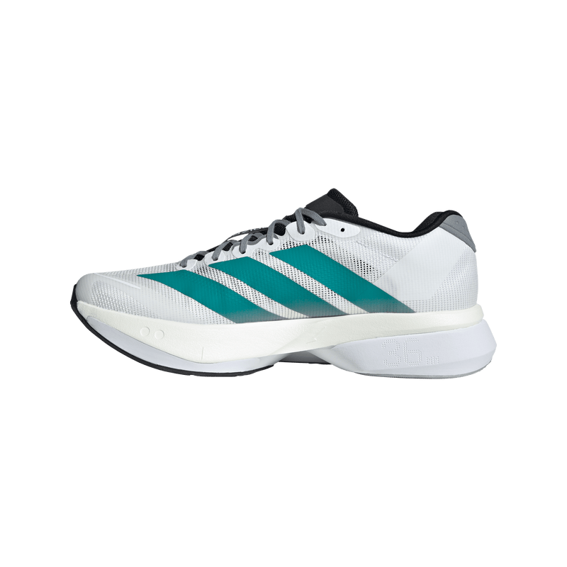 Men’s Adizero Boston 13 (Cloud White/Pure Teal/Grey)