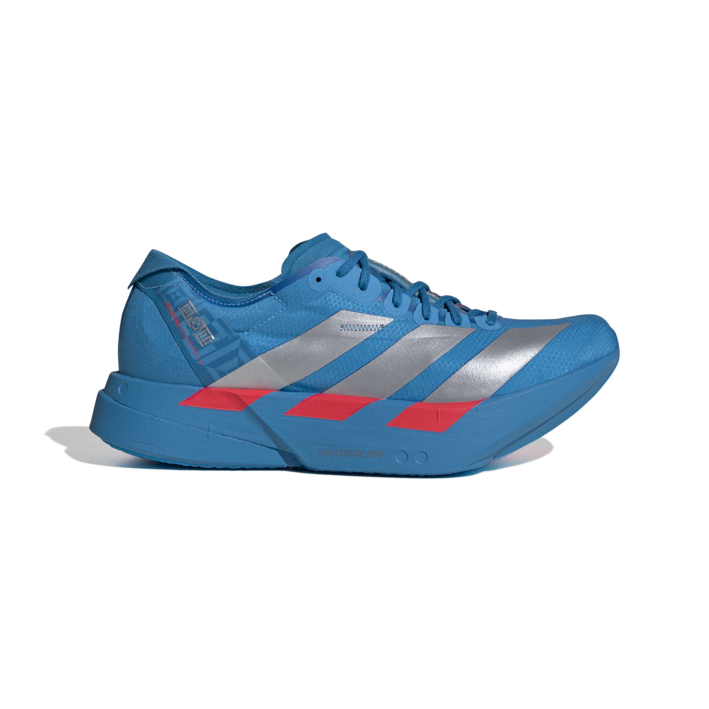 Men's Adizero Adios Pro 4 (Solar Blue / Silver Metallic / Lucid