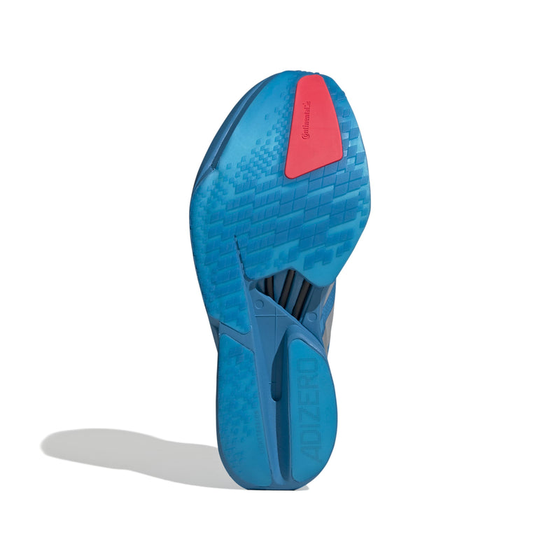 Men’s Adizero Adios Pro 4 (Solar Blue / Silver Metallic / Lucid Red)