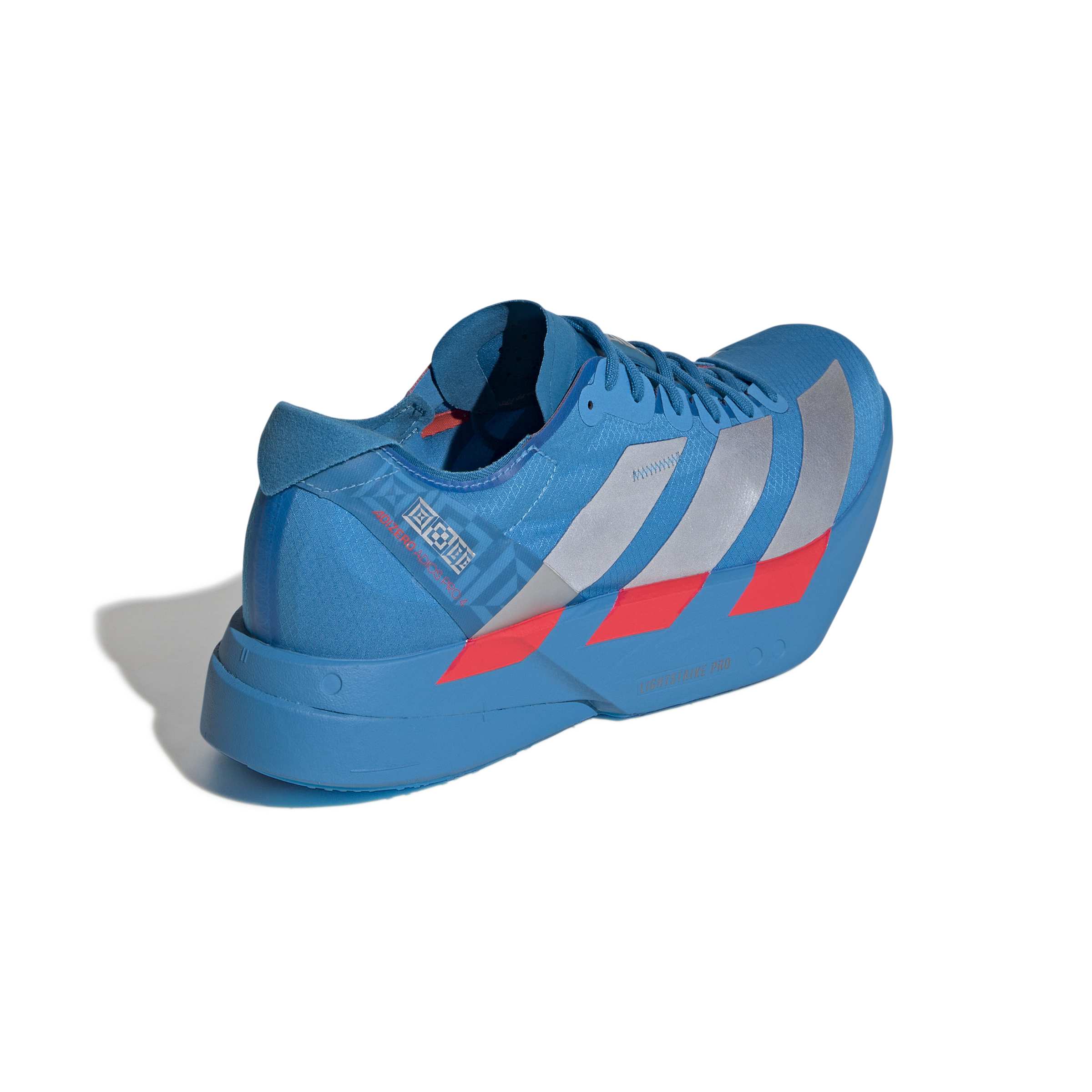 Men's Adizero Adios Pro 4 (Solar Blue / Silver Metallic / Lucid
