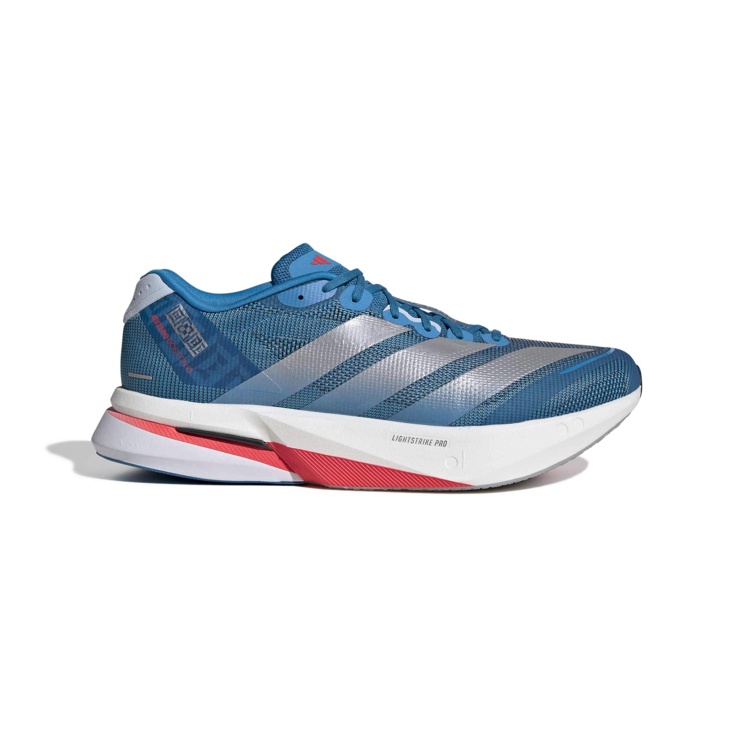 Men's Adizero Boston 13 (Solar Blue / Silver Metallic / Dark Solar
