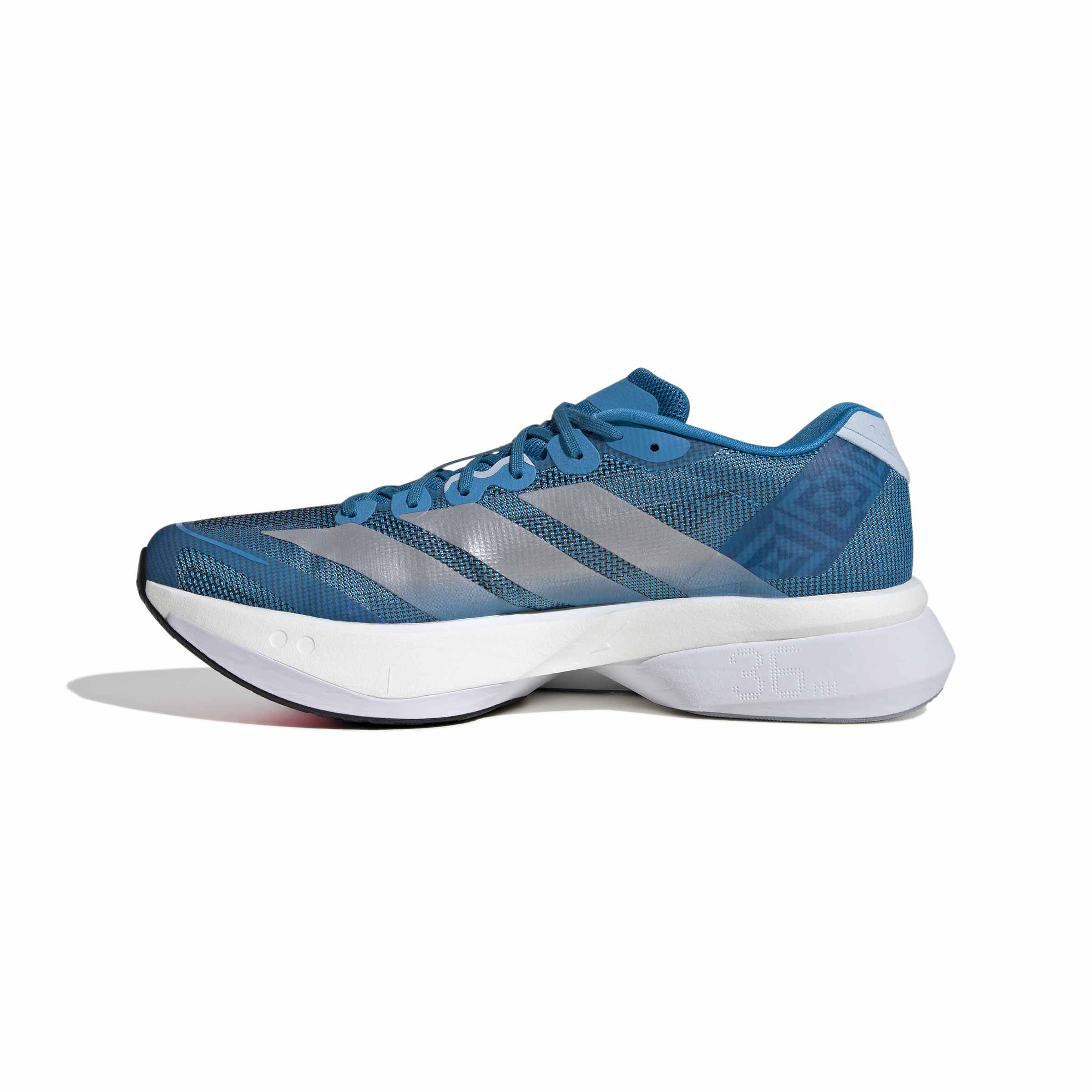 Men's Adizero Boston 13 (Solar Blue / Silver Metallic / Dark Solar