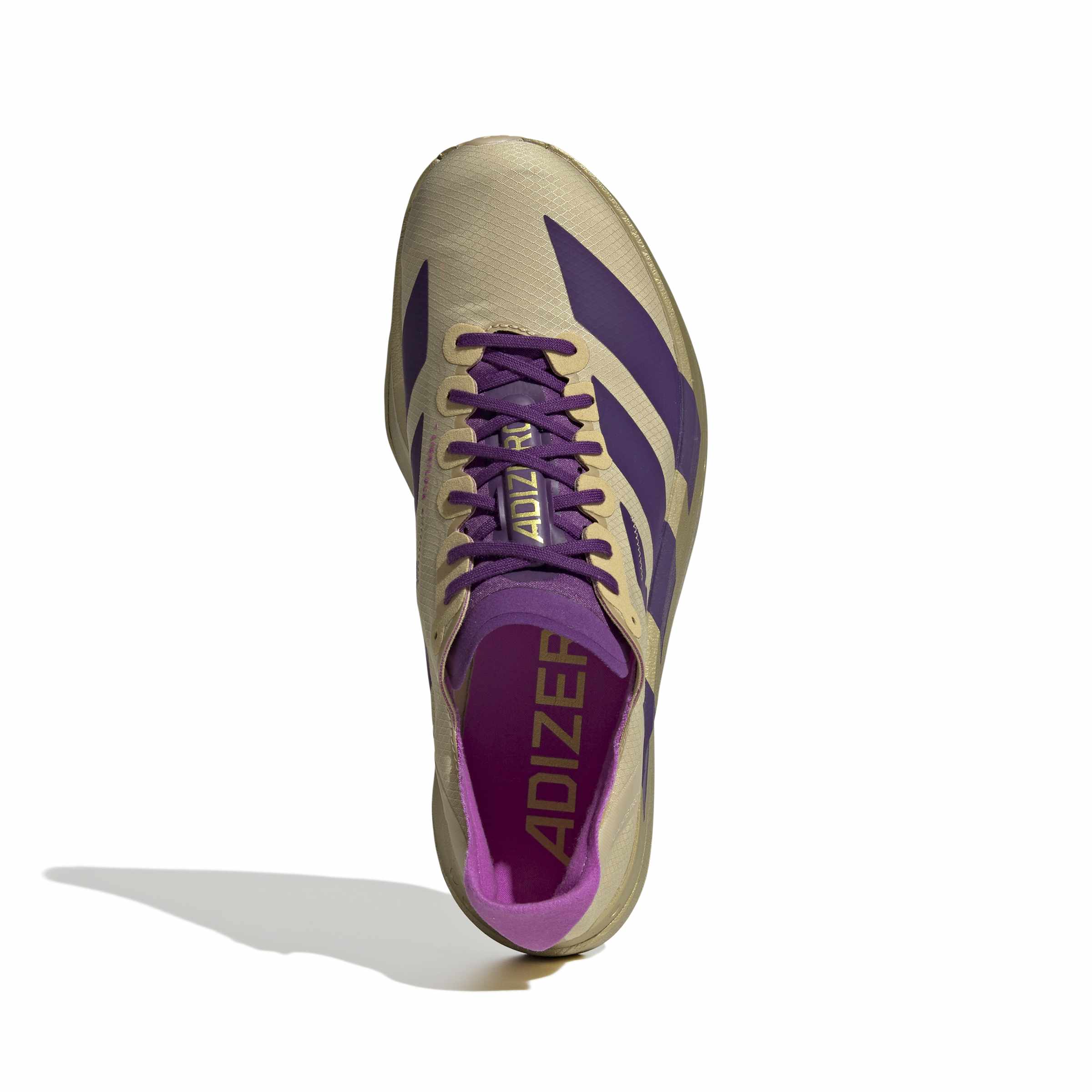 Men's Adizero Adios Pro 4 (Sand/Rich Purple/Gold) — TC Running Co