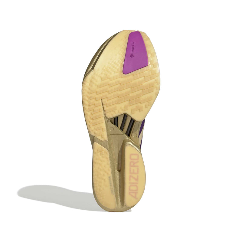 Men’s Adizero Adios Pro 4 (Sand/Rich Purple/Gold)