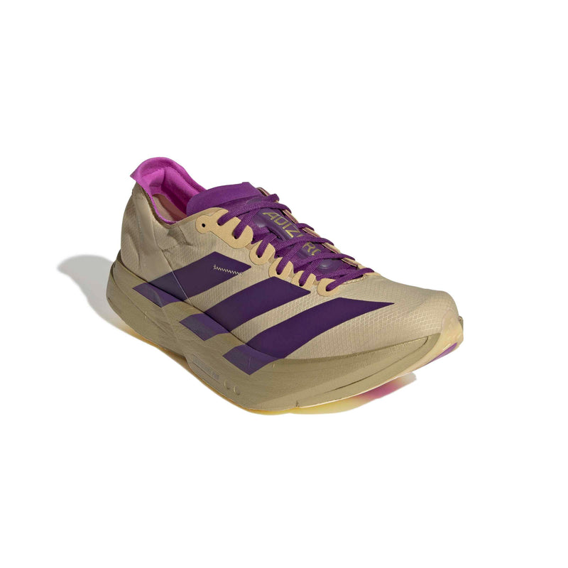 Men’s Adizero Adios Pro 4 (Sand/Rich Purple/Gold)