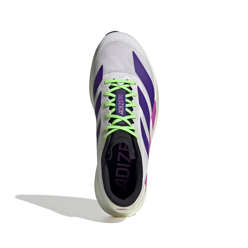 Men's Adizero Evo SL (FTWWHT/CPURPL/LIMBUR)