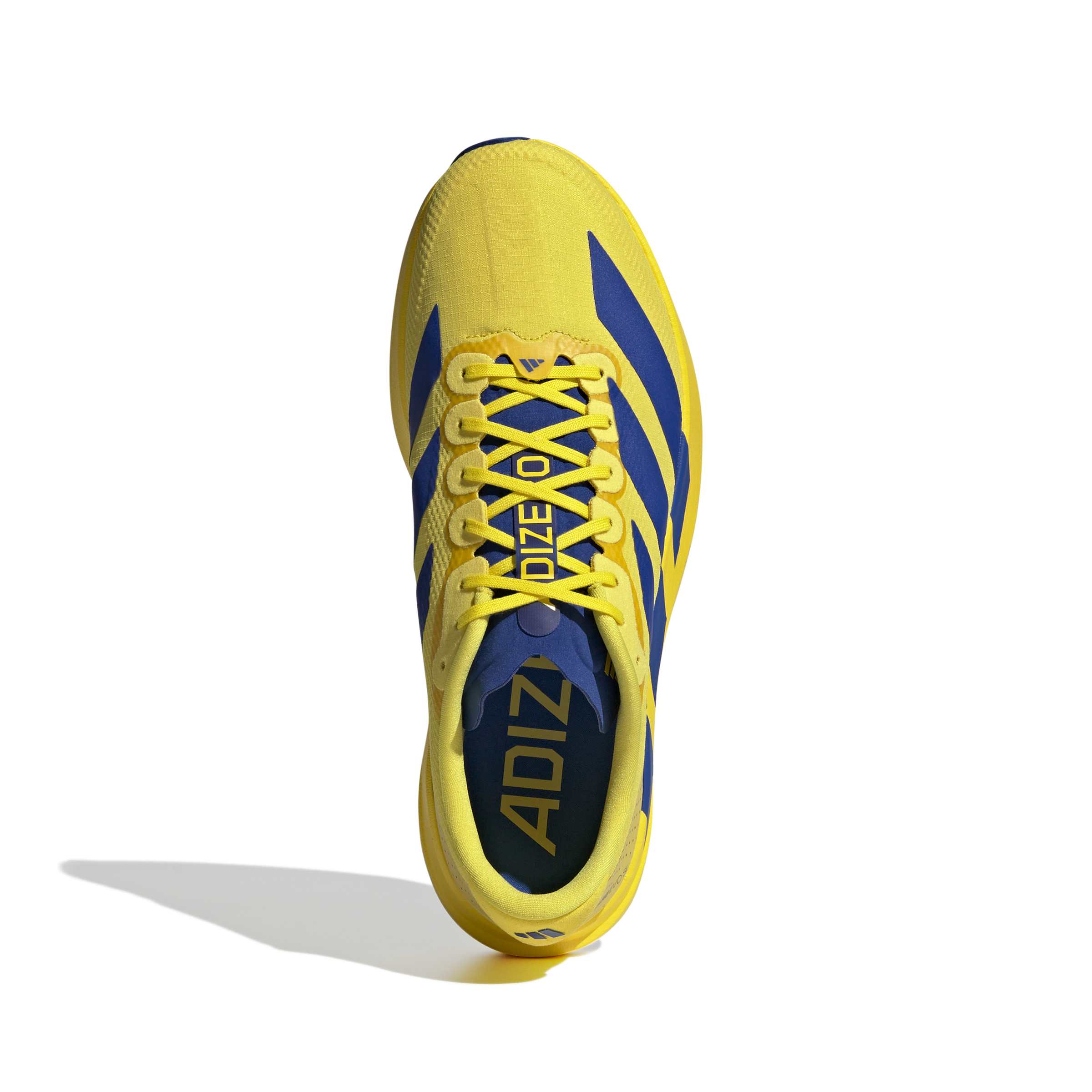 Men's Adizero EVO SL Woven (Yellow/Royal Blue/Iron Metallic) — TC