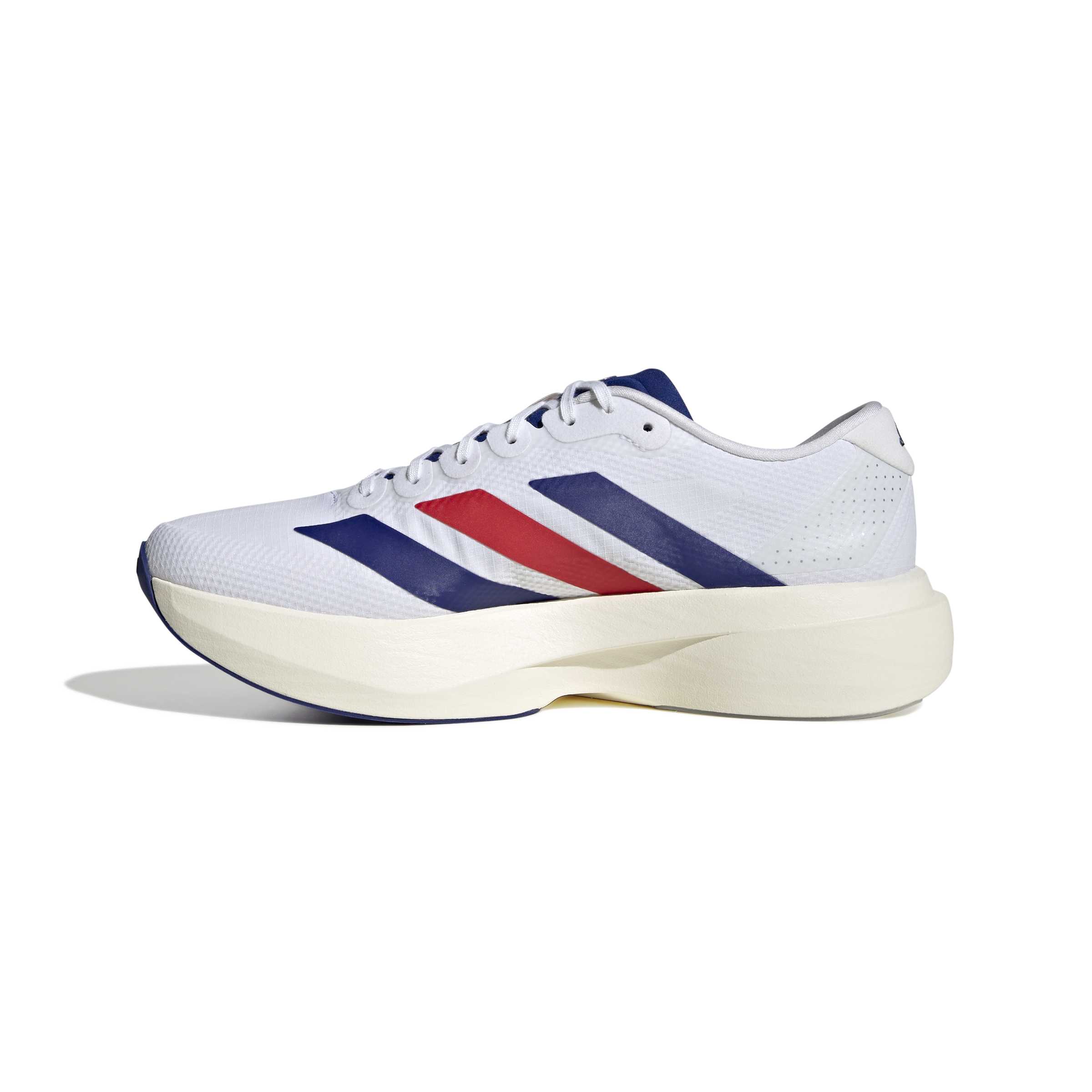 Men's Adizero EVO SL Woven (Cloud White / Mystery Ink / Pure Ruby
