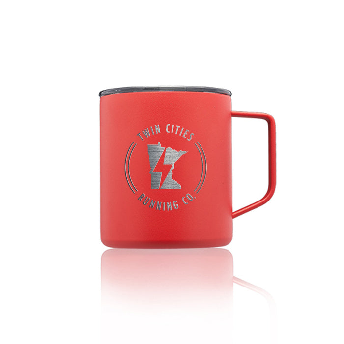 TCRC 13.5 oz. Kenai Powder Coated Travel Mug - Red