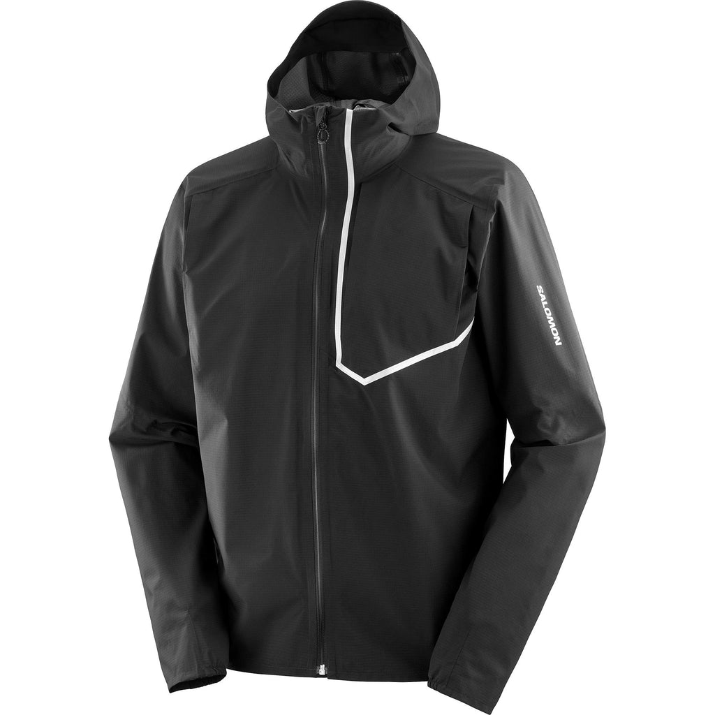 Men's Bonatti Trail Jacket (Deep Black) — TC Running Co