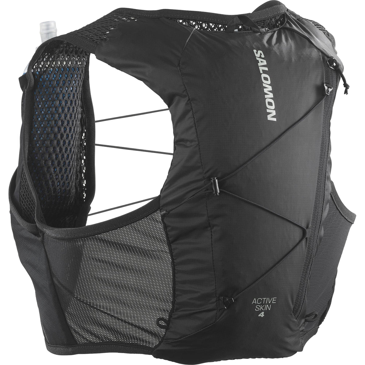 SALOMON ACTIVE SKIN 4 XS ブラック Active Skin 4 Set (Black/Metal) — TC Running Co