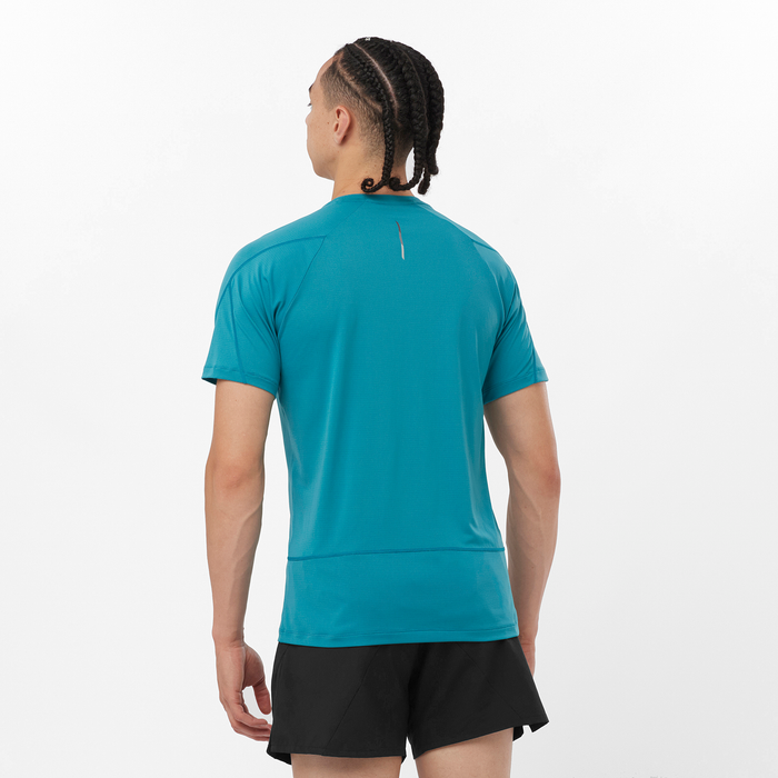 Men's Cross Run Short Sleeve T-Shirt (Tahitian Tide)