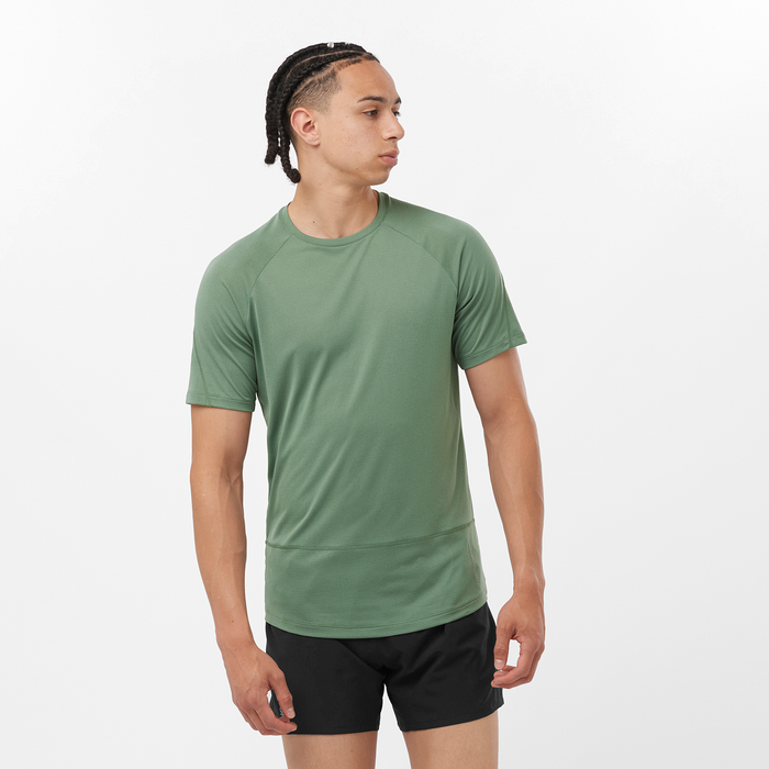 Men's Cross Run Short Sleeve T-Shirt (Laurel Wreath)