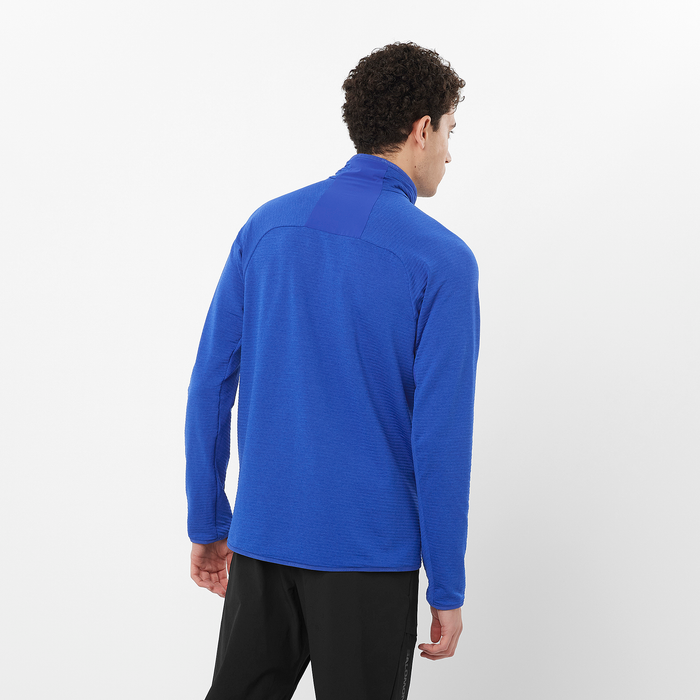 Men's Essential Lightwarm Half-Zip (Surf the Web)