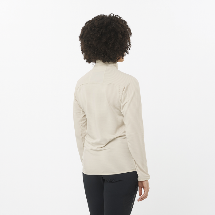 Women's Essential Lightwarm Half-Zip (Rainy Day)