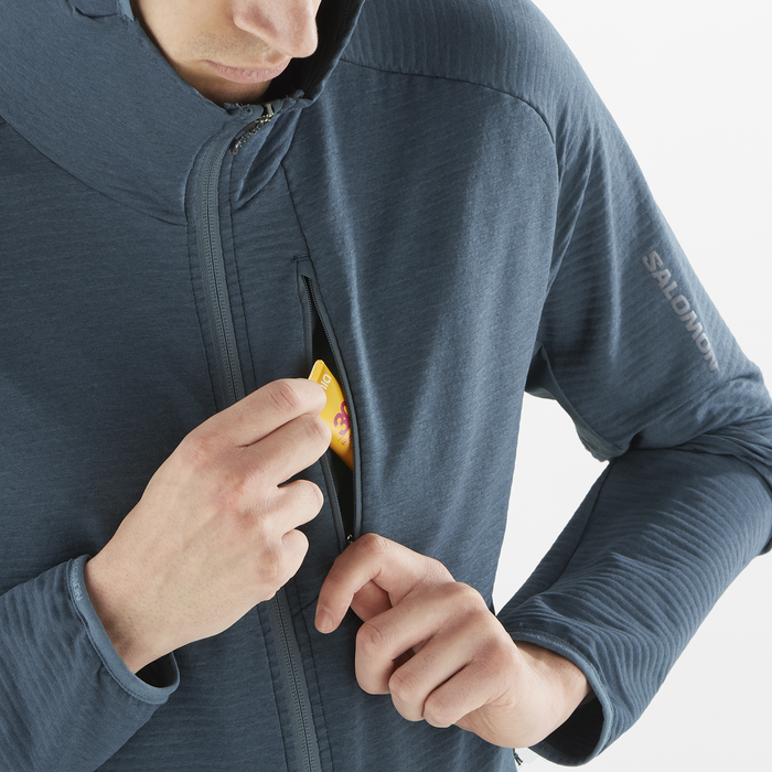 Men's Essential Lightwarm Hoodie (Midnight Navy)