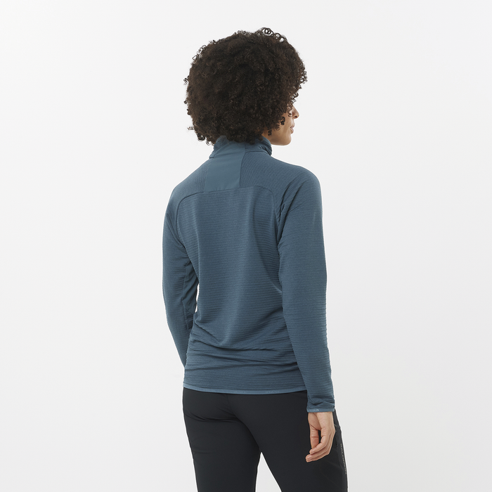 Women's Essential Lightwarm Half-Zip (Midnight Navy)