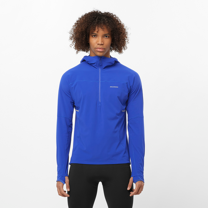 Men's Sense Aero Hybrid Half-Zip (Surf the Web)