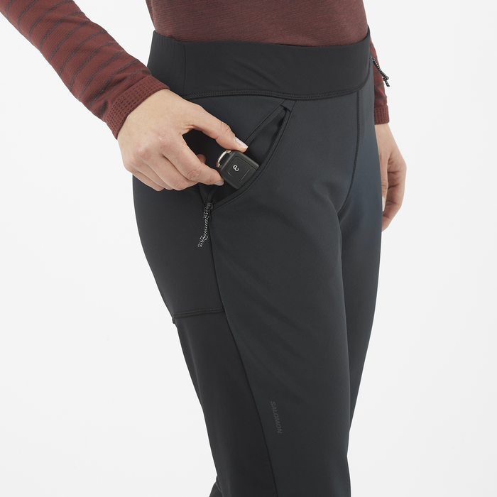 Women's Elevate SShell Pant (Deep Black)