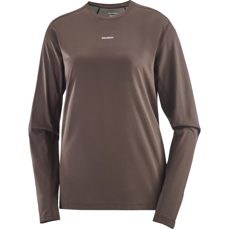 Women's SHKout Core Long Sleeve Tee (Coffee Bean)