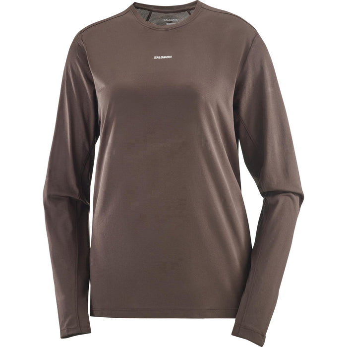 Women's SHKout Core Long Sleeve Tee (Coffee Bean)