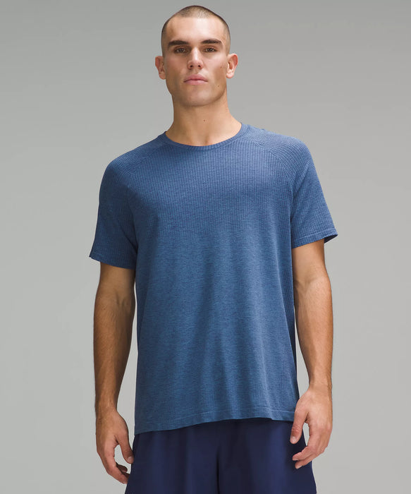 Men's Metal Vent Tech Short Sleeve Shirt (Night Sea/Soft Denim)