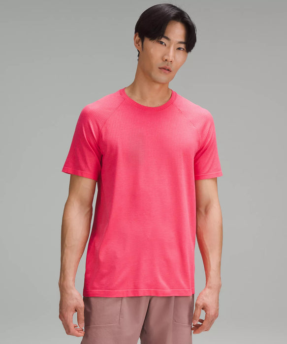 Men's Metal Vent Tech Short Sleeve Shirt (Red Glow/Lip Gloss)