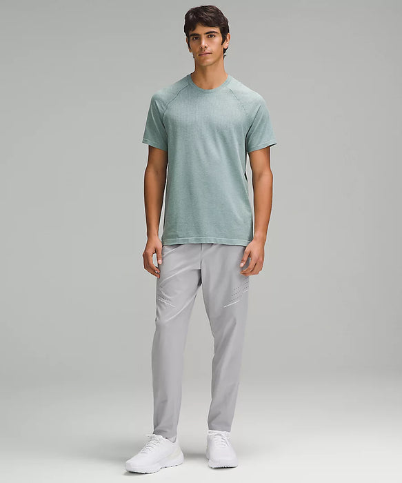 Men's Metal Vent Tech Short Sleeve Shirt (Grey Eucalyptus/Frosted Jade)