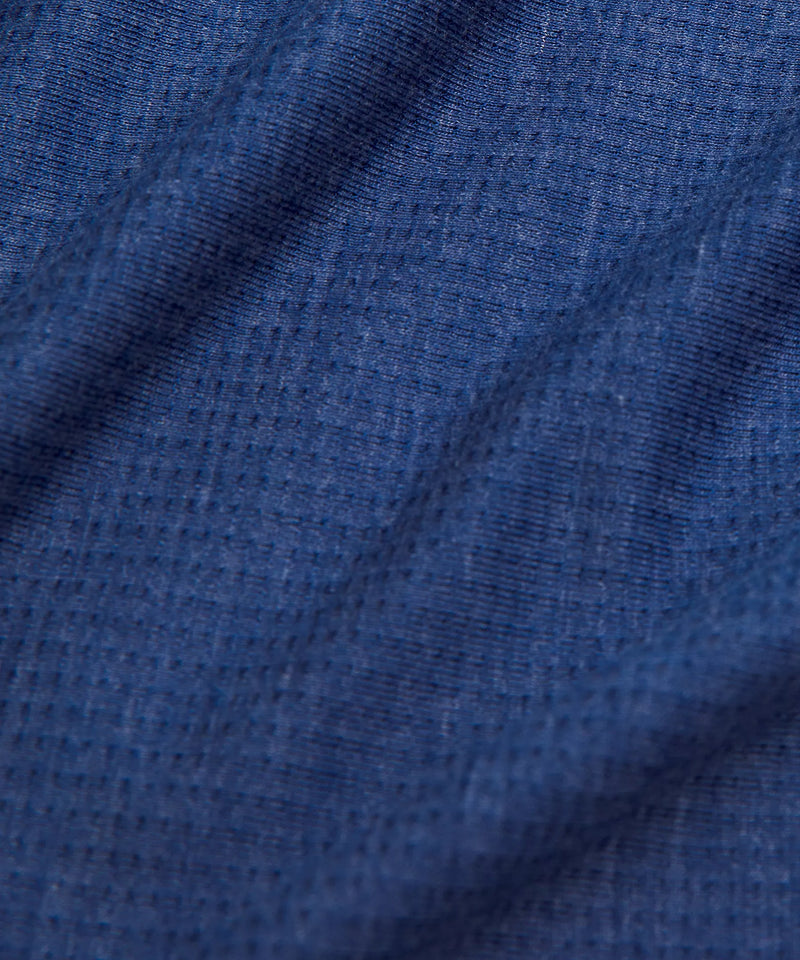 Men's Mile Maker Mesh Short-Sleeve T-Shirt (Heathered Clubhouse Blue)