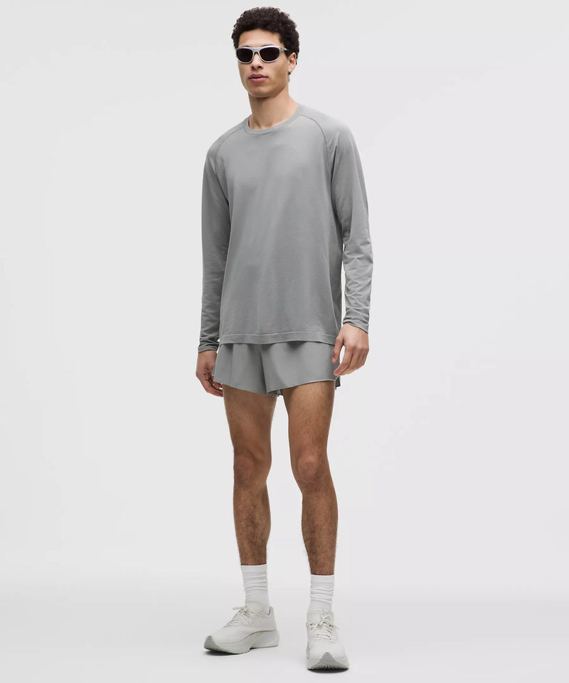 Men’s Fast and Free Split Short 3" (Feather Grey)