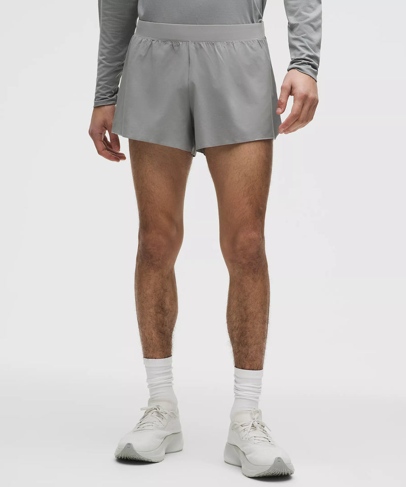Men’s Fast and Free Split Short 3" (Feather Grey)