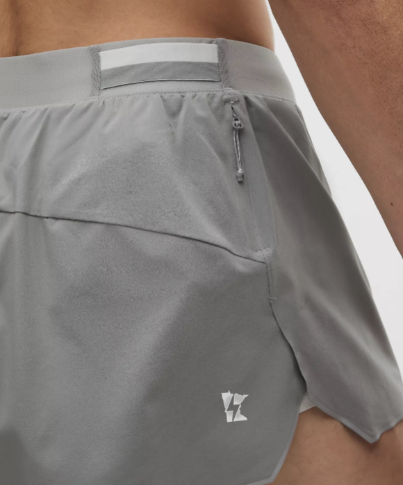 Men’s Fast and Free Split Short 3" (Feather Grey)