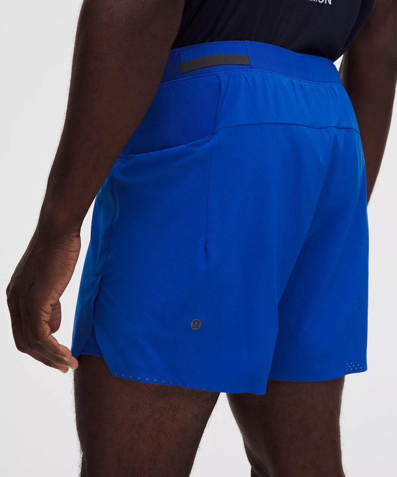 Men's Fast and Free Lined Running Short 5" (Beach Ball Blue)