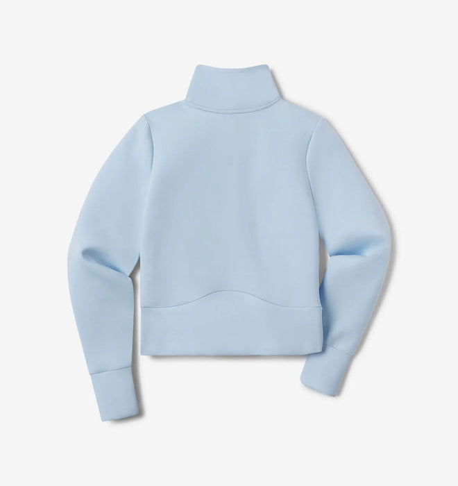 Women's LuxBreak Half-Zip Pullover (Sky Blue)