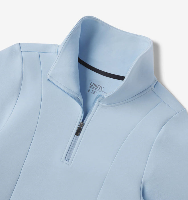 Women's LuxBreak Half-Zip Pullover (Sky Blue)